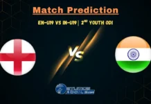 EN-U19 vs IN-U19 Match Prediction: Who Will Win 2nd Youth ODI of India Under 19 tour of England 2025 EN-U19 vs IN-U19 Match Prediction