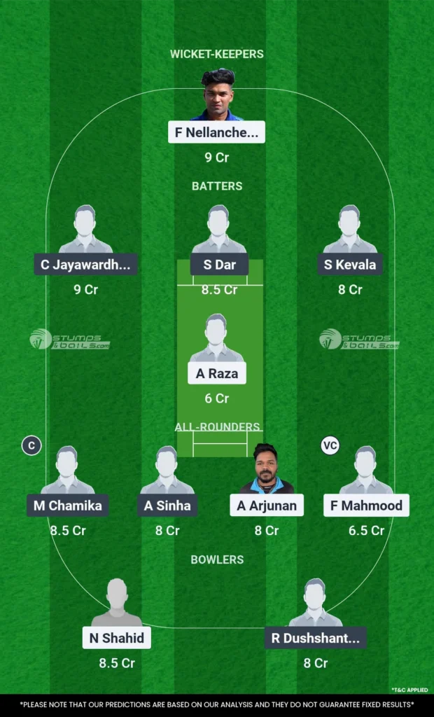 GHM vs OCC Match 21 Dream11 Prediction