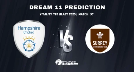 HAM vs SUR Dream11 Prediction Today Match 57 of Vitality Blast 2025