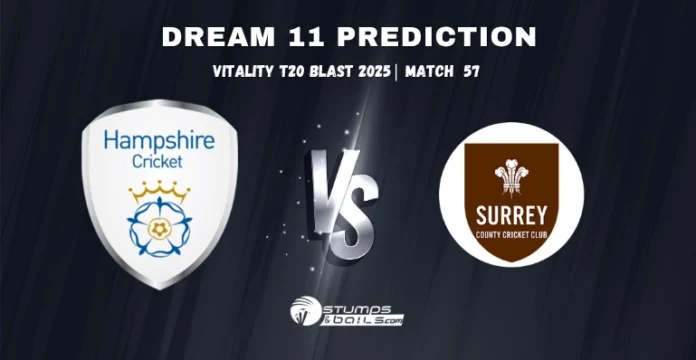 HAM vs SUR Match 57 Dream11 Prediction