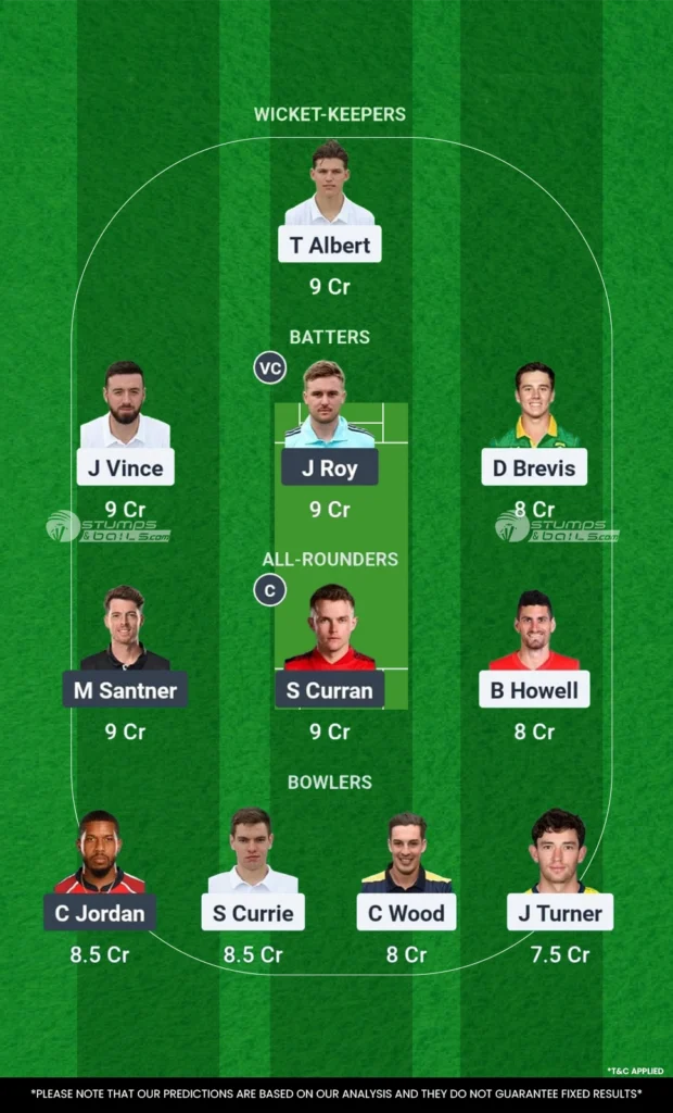 HAM vs SUR Match 57 Dream11 Prediction