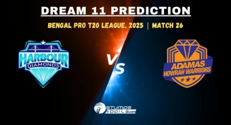 HD vs AHW Match 26 Bengal Pro T20 League 2025 Dream11 prediction Today