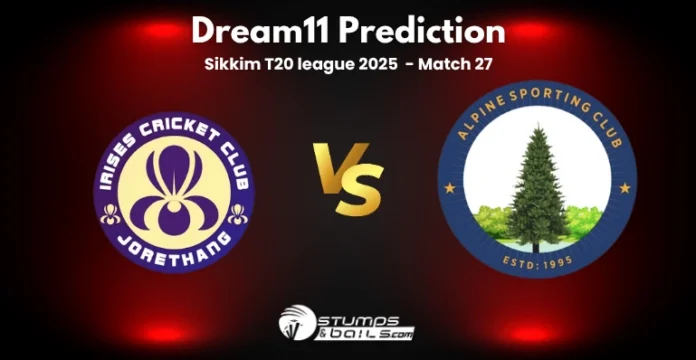 ICC vs ASC Match 27 Dream11 Prediction Of Sikkim T20 League 2025