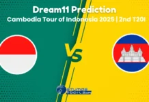 INA vs CBA Dream11 Team Today for 2nd Match of Cambodia Tour of Indonesia 2025 INA vs CBA Dream11 Team Today
