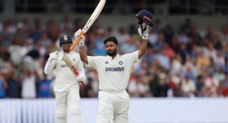 Rishabh Pant’s 7th Test Ton Lifts India Past 450 in First Innings at Leeds