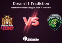 JRL vs CGS Dream11 Prediction Today: MP T20 League 2025 Match 13 Fantasy Tips & Preview JRL vs CGS Dream11 Prediction