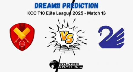 KMS vs KS Dream11 Prediction for Match 13 of KCC T10 Elite League 2025