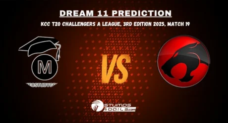 MEC vs THN Dream11 Prediction Match 19th for KCC T20 Challengers A League 3rd Edition 2025
