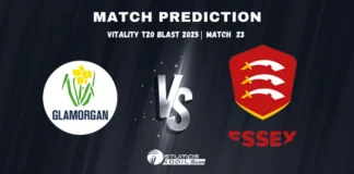 GLA vs ESS Who will win 23rd Match T20 Blast 2025?