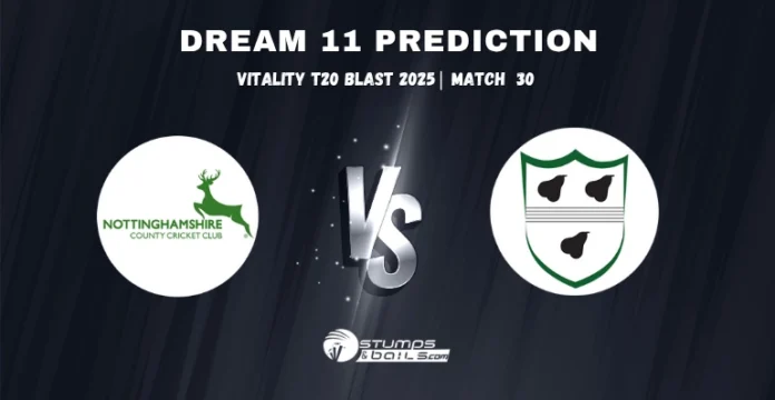 NOT vs WOR 30th Match Dream11 Prediction