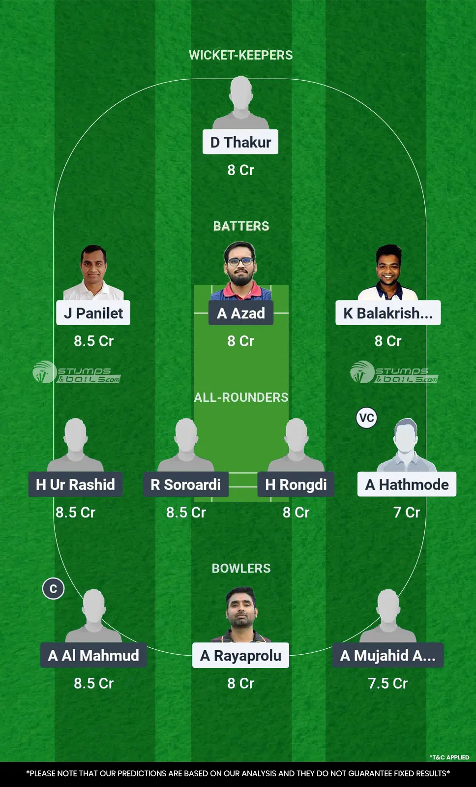 PRS vs PRD Dream11 Prediction 1st Match