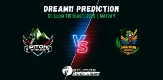 PTS vs AMW Dream11 Prediction for Match 9