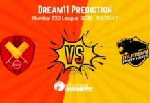 SBMF vs NMP Dream11 Prediction for 7th Match of Mumbai T20 League 2025 SBMF vs NMP Match 7 Dream11 Prediction