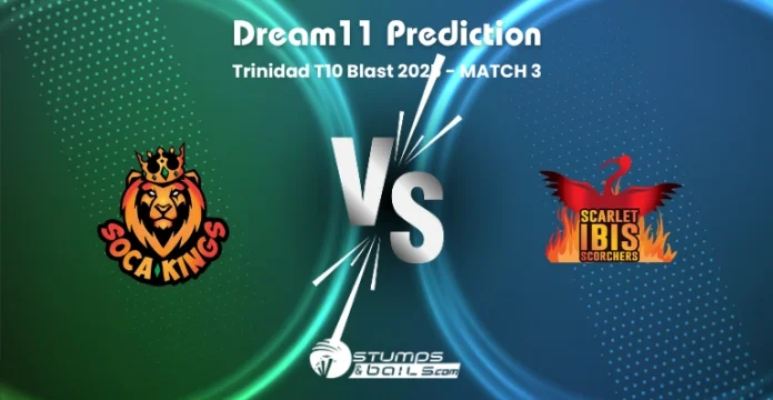 SCK vs SLS 3rd Match Dream11 Prediction