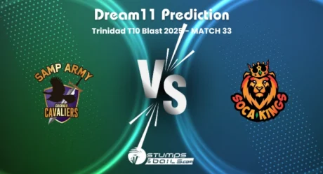 SCL vs SCK Dream11 Prediction Today Match: Trinidad T10 Blast, 7th Edition 2025, 33rd Match Fantasy Tips