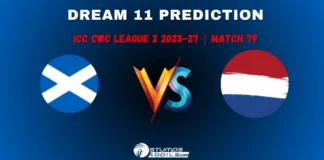 SCO vs NED 79th Match Dream11 Prediction
