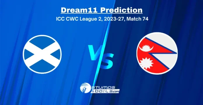 SCO vs NEP 74th Match Dream11 Prediction