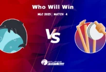 SEA vs WAS: Who Will Win 4th Match of Major League Cricket 2025 SEA vs WAS Match Prediction 4th Match