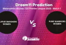 SS-W vs PW-W Dream11 Prediction Maharashtra Women T20 Premier League 2025 – Match 1 SS-W vs PW-W Dream11 Prediction Today Match 1