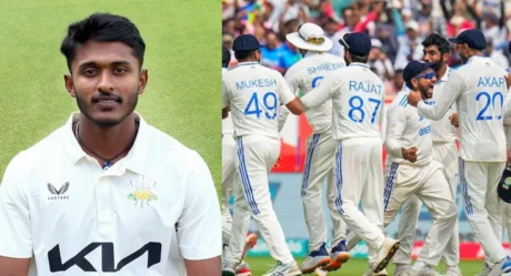 Sai Sudharshan Gets India Test Cap No. 317 From Test OG Cheteshwar Pujara on Debut