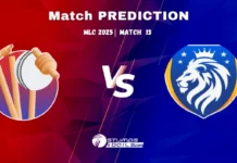 WAS vs TEX: Who Will WIn 13th Match of MLC 2025? WAS vs TEX 13th Match Prediction