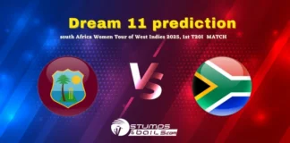 WI-W vs SA-W 1st T20I Dream11 Prediction