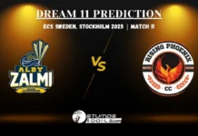 ALZ vs RPHX Dream11 Prediction & Fantasy Cricket Tips for ECS Sweden, Stockholm 2025 – Match 11 ALZ vs RPHX Dream11 Prediction 11th Match