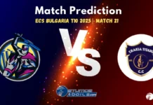 BAS vs TRK Player Stats and Prediction for Match 21 of ECS Bulgaria T10 2025 BAS vs TRK Prediction