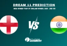 EN-W vs IN-W Dream11 Prediction & Toss Prediction for India Women’s Tour of England 2025 – 2nd ODI EN-W vs IN-W 2nd ODI Dream11 Prediction