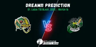 IYH vs BMB Match 16 Dream11 Prediction of St. Lucia T10 Blast 2025