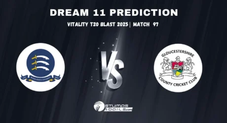MID vs GLO Dream11 Prediction & Fantasy Cricket Picks for T20 Blast 2025 – Match 97