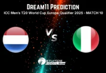 NED vs ITA Dream11 Prediction, Fantasy Cricket Tips For ICC Men’s T20 World Cup Europe Qualifier 2025 – Match 10 NED vs ITA 10th Match Dream11 Prediction