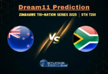 NZ vs SA Dream11 Prediction & Toss Prediction for Zimbabwe Tri-Nation Series 2025 – 5th T20I NZ vs SA Dream11 Prediction For 5th T20I