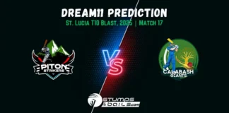 PTS vs CBG Dream11 Prediction Match 17