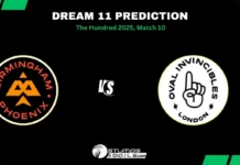 BPH vs OVI Dream11 Prediction & Fantasy Cricket Picks The Hundred 2025 Match 10 BPH vs OVI 10th Match Dream11 Prediction