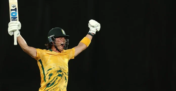Dewald Brevis maiden T20I century