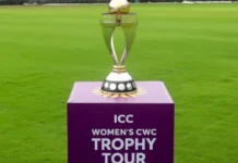 ICC Women’s World Cup 2025 Trophy Tour Enthralls Indore ICC Womens World Cup Trophy Tour Indore