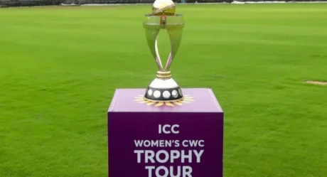 ICC Women’s World Cup 2025 Trophy Tour Enthralls Indore