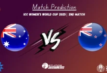 Australia Women vs New Zealand Women: 2nd Match, ICC Women’s World Cup 2025 AUS-W vs NZ-W 2nd Match Prediction