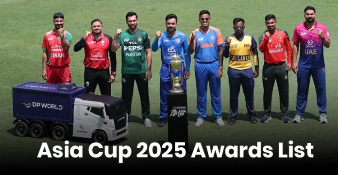Asia Cup 2025 awards winners India cricket team