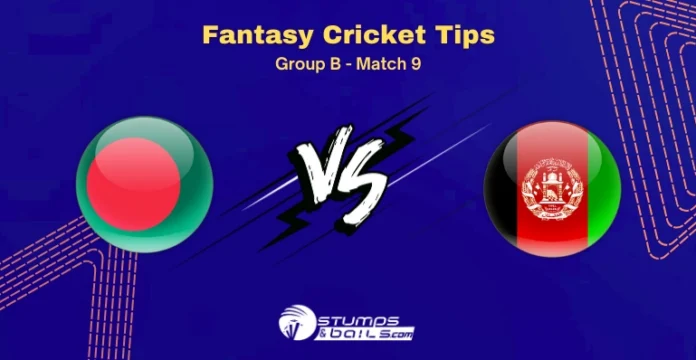 BAN vs AFG 9th Match Dream11 Prediction