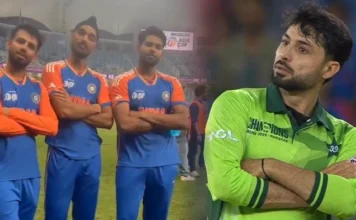 India’s Asia Cup Stars Mimic Abrar Ahmed’s Trademark Celebration After Final Win India Players Mimic Abrar Ahmed Celebration After Asia Cup Win