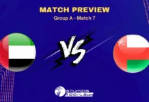 United Arab Emirates vs Oman, Group A 7th Match – Asia Cup 2025 UAE vs OMN Match Preview Asia cup 2025 7th match