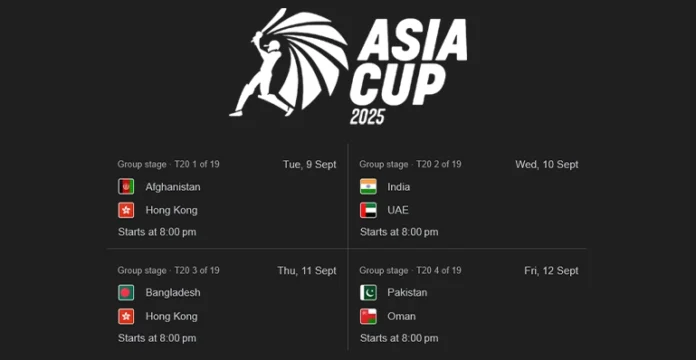 Why are the Asia Cup match timings being changed