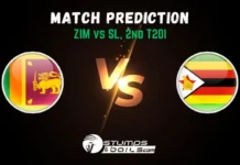 Zimbabwe vs Sri Lanka 2nd T20I, Sri Lanka Tour of Zimbabwe 2025 ZIM vs SL 2nd T20I Match Prediction