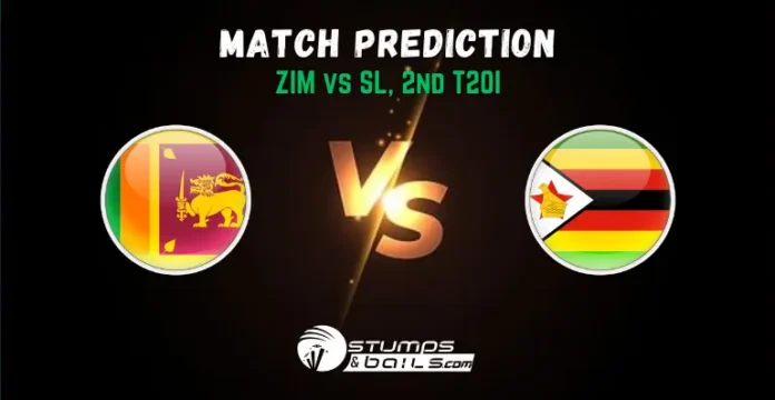 ZIM vs SL 2nd T20I Match Prediction