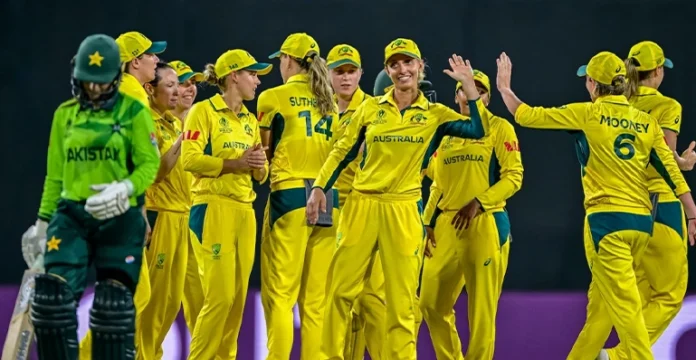 AUS-W vs PAK-W 9th Match Highlights