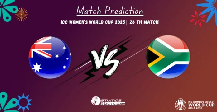 AUS-W vs SA-W ICC Women’s World Cup 2025 match prediction at Holkar Stadium, Indore