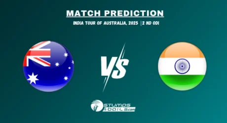 Australia vs India 2nd ODI Match Prediction – India Tour of Australia 2025