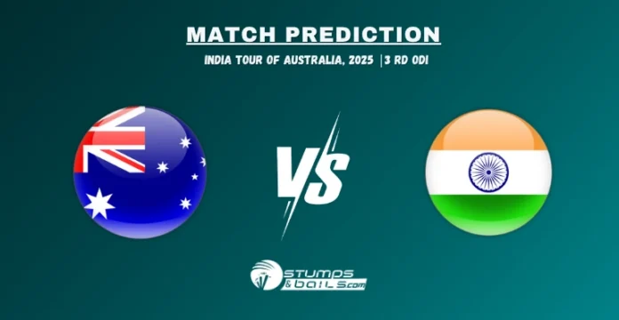 AUS vs IND 3rd ODI 2025 at SCG Sydney – Key Players and Fantasy Tips